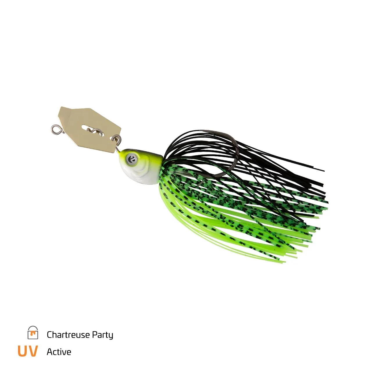 Zeck Bladed Jig Chartreuse Party – Spinerbait varalica sa metalnom glavom i zaštitom od trave